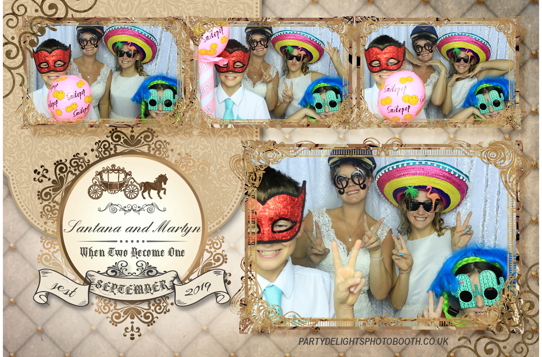 Martyn and Santana’s Wedding - Prints | View more photos from the event at gallery.partydelightsphotobooth.co.uk/u/PartyDelightsPhotoBooth/Martyn-and-Santana’s-Wedding-Prints